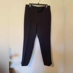 Black ankle length dress pants